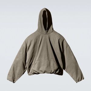Yeezy Gap Engineered by Balenciaga Padded Cotton Hoodie in Beige
